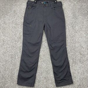 Ariat Rebar M7 Pants Men's 34x32 Gray Slim Straight Leg Work DuraStretch Utility